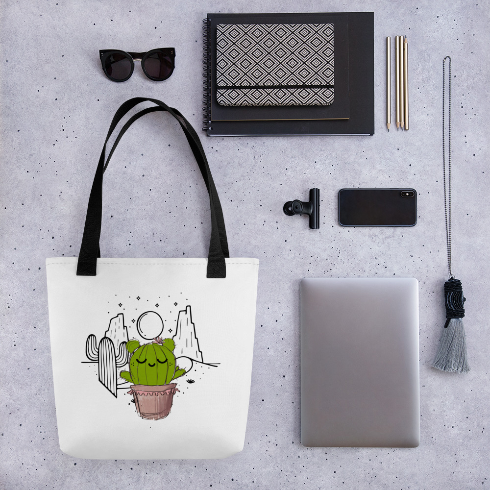 Bolsa de tela cactus - Imagen 2
