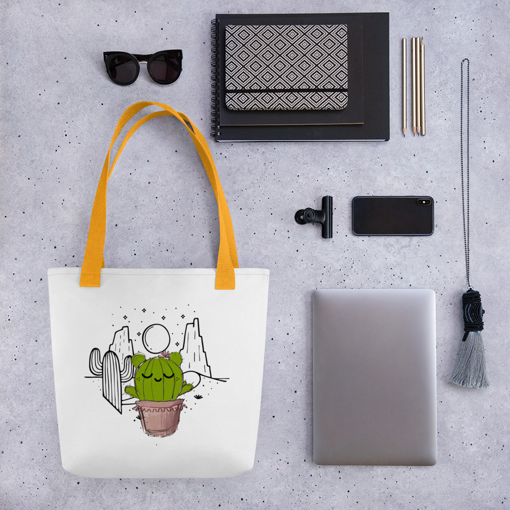Bolsa de tela cactus - Imagen 3
