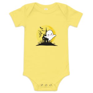 Body de bebé manga corta Fantasma