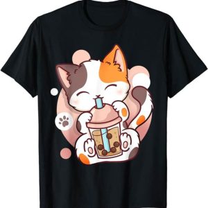 CAMISETA GATO KAWAII