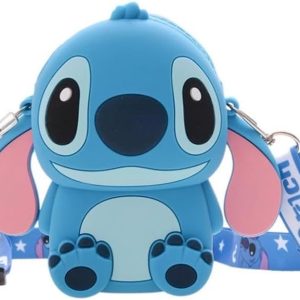 Bolso cruzado Kawaii Stitch con correa ajustable para el hombro